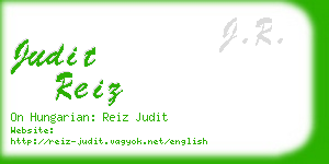 judit reiz business card